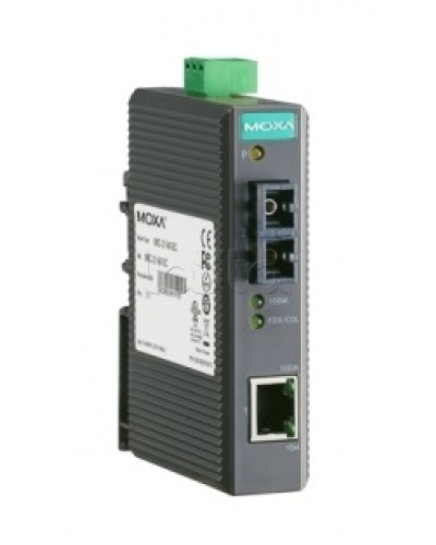 Медиаконвертер Ethernet 10/100BaseTX в 100BaseFX (SC) Moxa IMC-21-S-SC в Ногинске Медиаконвертеры Pintop.ru