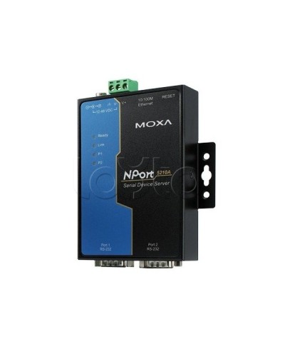 Сервер 2-портовый RS-232 в Ethernet Moxa NPort 5210A-T в Ногинске Дополнительное оборудование для ОПС Pintop.ru