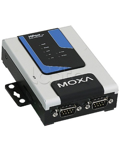 Сервер 2-портовый RS-232/422/485 в Ethernet Moxa NPort 6250-T в Ногинске Дополнительное оборудование для ОПС Pintop.ru