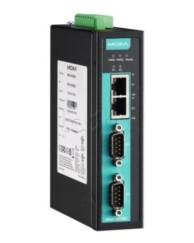 Сервер 2-портовый RS-232/422/485 в Ethernet Moxa NPort IA-5250A-T-IEX в Ногинске Дополнительное оборудование для ОПС Pintop.ru