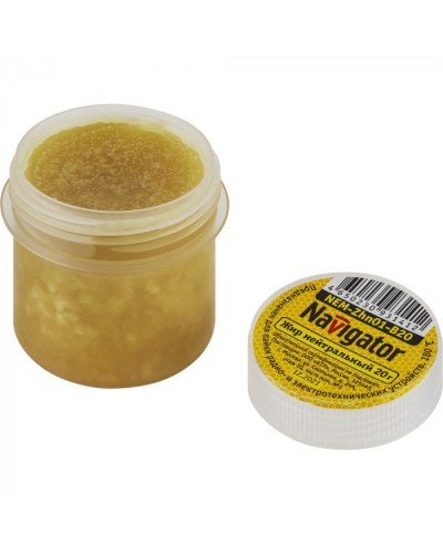 Жир паяльный Navigator 93 141 NEM-Zhn01-B20 (нейтральный, 20 гр) в Ногинске Аксессуары для кабель-канала Pintop.ru