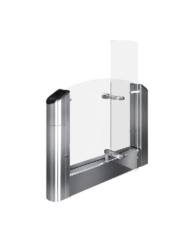 Модуль турникета крайний с высокими створками и картоприемником Oxgard Praktika T-04-SMTК-R-660(Mifare) в Ногинске Турникеты Pintop.ru