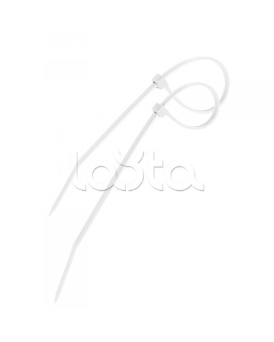 Стяжка 200х4 мм нейлоновая белый (100шт/уп) PROCONNECT 57-0200 в Ногинске Стяжки-хомуты Pintop.ru