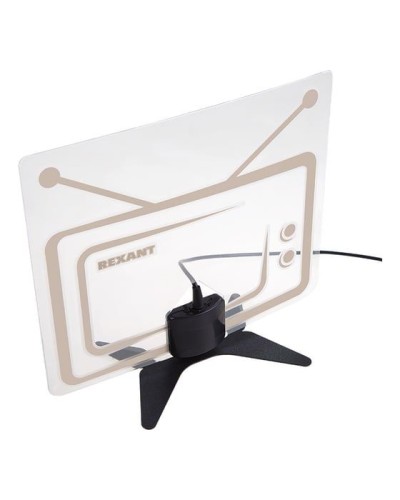 Антенна комнатная «Активная» для цифрового телевидения DVB-T2, Ag-717 REXANT 34-0717 в Ногинске Системы видеонаблюдения Pintop.ru