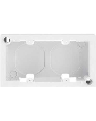 Короб накладной для лицевых панелей 80х150 под 4 модуля 45х22,5 Mosaic 03-0127 в Ногинске Распределительные коробки Pintop.ru