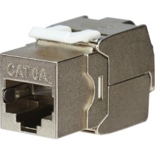 Модуль Keystone, Jack RJ-45(8P8C), FTP экранированный, CAT 6A, тип 180 град., самозажимной REXANT PRO 02-0361