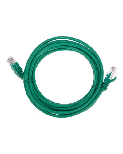 Патч-корд U/UTP, CAT 5e, RJ45-RJ45, 26AWG, LSZH, зеленый, 3м REXANT 02-0106-3 в Ногинске Патчкорды (медные) Pintop.ru