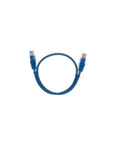 Патч-корд U/UTP, CAT 5e, RJ45-RJ45, 26AWG, LSZH, синий, 0,5м REXANT 02-0104-05 в Ногинске Патчкорды (медные) Pintop.ru