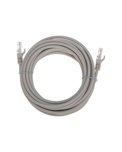 Патч-корд U/UTP, CAT 6, RJ45-RJ45, 26AWG, LSZH, серый, 5м REXANT 02-0290-5 в Ногинске Патчкорды (медные) Pintop.ru