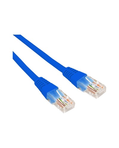 Патч-корд U/UTP, CAT 6, RJ45-RJ45, 26AWG, LSZH, синий, 0,3м REXANT 02-0294-03 в Ногинске Патчкорды (медные) Pintop.ru