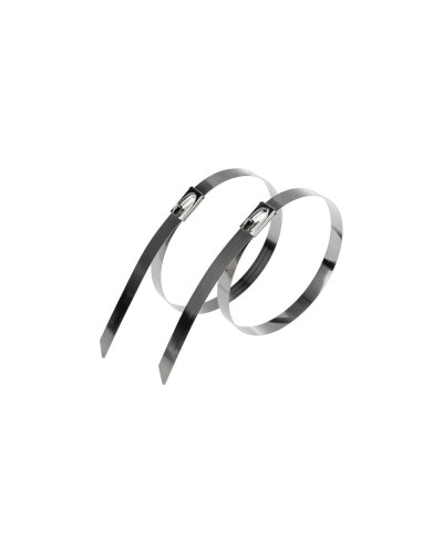 Стяжка кабельная стальная (304) 400x4,6мм (50 шт/уп) REXANT (07-0408) в Ногинске Стяжки-хомуты Pintop.ru