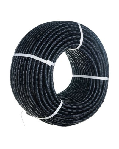 Труба гофрированная ПНД 16 с зондом (100 м) Rexant (28-0016-3) в Ногинске Труба гофрированная Pintop.ru