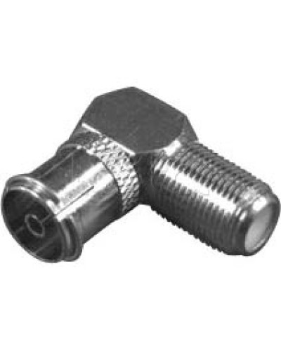 Переходник гнездо F - гнездо TV угловой (50шт/уп) REXANT 05-4312 в Ногинске Коннекторы Pintop.ru