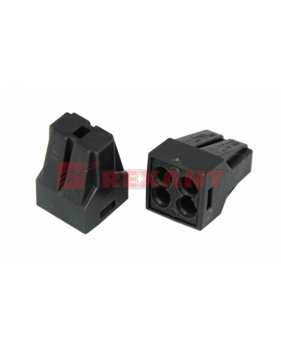 Электромонтажные экспресс-клеммы 773-304 (4*2.5мм² с пастой) (100шт/уп) REXANT 07-3040 в Ногинске Клеммные колодки Pintop.ru