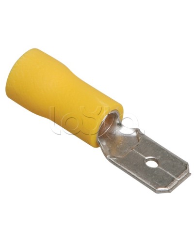 Клемма плоская изолированная 4-6 мм² (КПИ штекер - 6.3мм) (100шт/уп) REXANT 08-0351 в Ногинске Клеммные колодки Pintop.ru