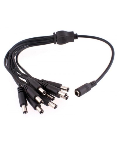 Разветвитель питания на 9 разъемов 2,1*5,5 мм REXANT (14-0317) в Ногинске Системы видеонаблюдения Pintop.ru