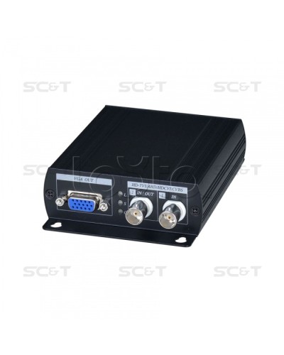Преобразователь-разветвитель AHD/HDCVI/HDTVI в HDMI/VGA/CVBS SC&T AD001HD4 в Ногинске Видеоусилители, Модуляторы, Делители Pintop.ru