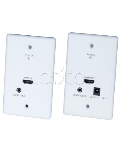 Комплект передачи HDMI с обратным ИК-повторителем SC&T HW01 в Ногинске Видеоусилители, Модуляторы, Делители Pintop.ru