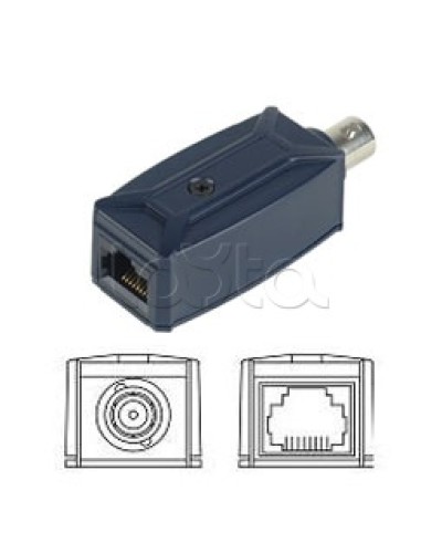 Удлинитель Ethernet, пассивный по коаксиальному кабелю SC&T IP01 в Ногинске Видеоусилители, Модуляторы, Делители Pintop.ru