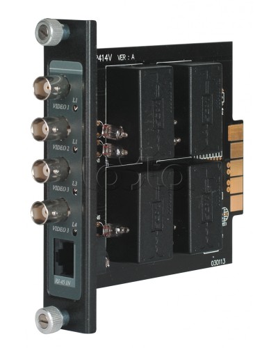 Приемник пассивный 4-х видеосигналов по витой паре, до 600 м SC&T TRP414VH в Ногинске Видеоусилители, Модуляторы, Делители Pintop.ru