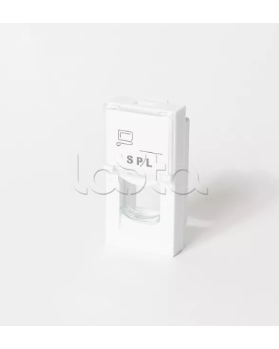 Лицевая панель 45x22,5 мм, для 1 модуля Keystone SPL (500019) в Ногинске Аксессуары для кабель-канала Pintop.ru