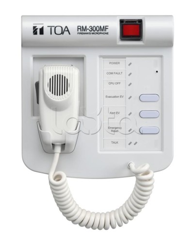 Панель микрофонная пожарная для серии VM-3000 в Ногинске Системы оповещения и трансляции TOA Pintop.ru
