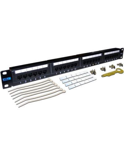 Патч-панель 1U, 24 порта, UTP TWT TWT-PP24UTP/6 в Ногинске Патч панель Pintop.ru