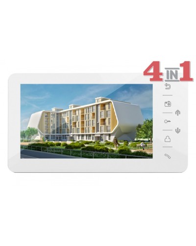 Монитор цветного видеодомофона Tantos Prime HD (White) VZ в Ногинске Абонентские видеоустройства Pintop.ru