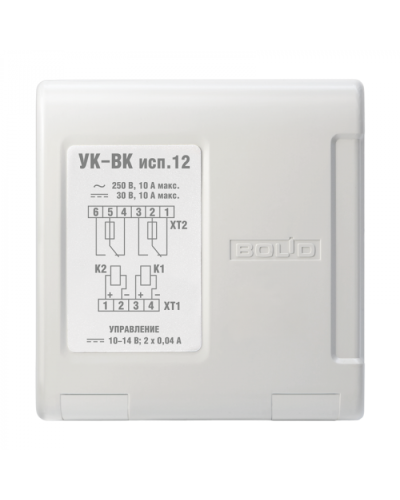 Усилитель релейный на два канала Болид УК-ВК исп.12 в Ногинске Дополнительное оборудование для ОПС Pintop.ru