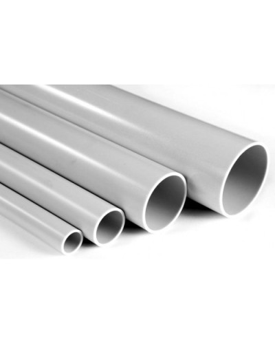 Труба гладкая HF FR диам 16 мм, без галогена, трудногорючая, цвет серый (3м) Экопласт 23016HFR в Ногинске Труба (ОКЛ) Экопласт Pintop.ru