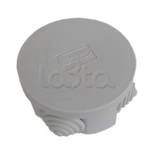 Коробка распределительная о/п с крышкой D65х35 мм, 4 вых. Экопласт 44004-1