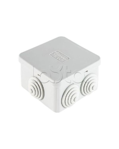 Коробка распределительная о/п 70х70х40, 6 вых, без галогена Экопласт 44056HF в Ногинске Распределительные коробки Pintop.ru