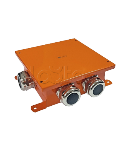 SMB120 Коробка металлическая, огн. E-110,о/п 120х120х60, 4 метал. гермоввода, IP66, 8P, (1,5-10 мм2), цвет оранж. Экопласт (56344) в Ногинске Распределительные коробки Pintop.ru