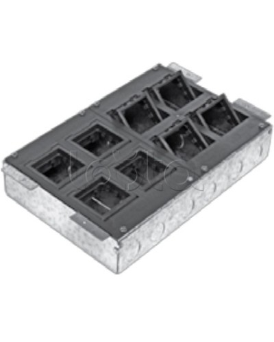 Люк в пол на 8 модулей с суппортом и коробкой Экопласт 70083 в Ногинске Системы лючков и колонн Pintop.ru