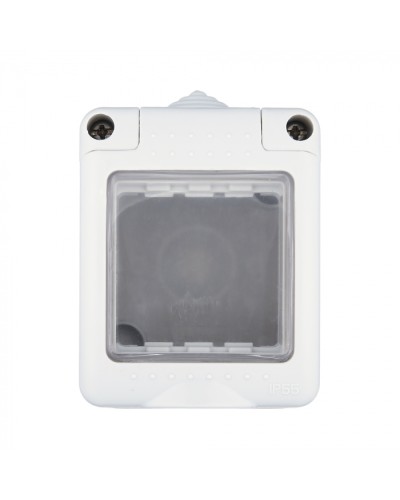 Коробка для о/п, герметичная с прозрачной, силиконовой панелью, 45х45мм IP55 (серый) LK45 (855003) в Ногинске Распределительные коробки Pintop.ru