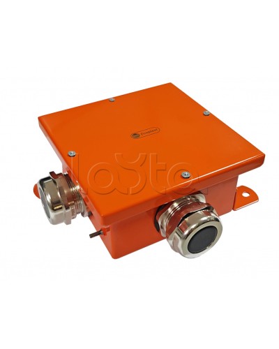 Экопласт SMB165 Коробка металл, огн. E-110,о/п 164х164х65, IP66, 10P, (1,5-6 мм2), оранж. в Ногинске Распределительные коробки Pintop.ru