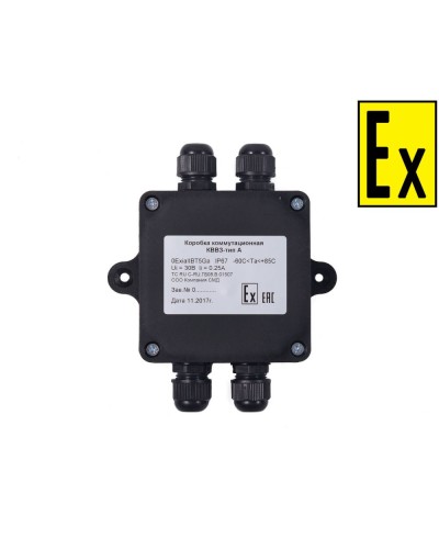 Коробка Эрвист КВМК Exi - П 101004 в Ногинске Комутационные взрывозащищенные коробки Pintop.ru