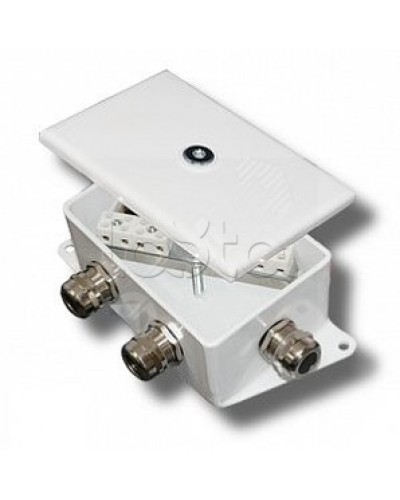 Коробка монтажная огнестойкая Гефест КМ-О (10к)-IP66-d, четыре ввода 120х80х68 в Ногинске Распределительные коробки Pintop.ru