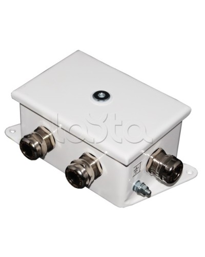 Коробка монтажная огнестойкая Гефест КМ-О (12к)-IP66-d, четыре ввода 120х80х68 в Ногинске Распределительные коробки Pintop.ru