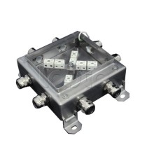 Коробка монтажная огнестойкая Гефест КМ-О (16к*10,0)-IP66 1515нерж, 8 вводов