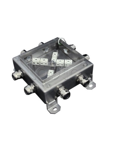 Коробка монтажная огнестойкая Гефест КМ-О (16к*10,0)-IP66 1515нерж, 8 вводов в Ногинске Распределительные коробки Pintop.ru