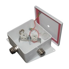 Коробка монтажная огнестойкая Гефест КМ-О (8к*6,0)-IP66-120х120, восемь вводов