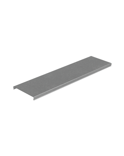 Крышка лотка 150х0,8 L2000 мм ПЛЮС INOX304 КМ-Профиль (KLplus150-0.8-2000 INOX304) в Ногинске Аксессуары для лотков Pintop.ru