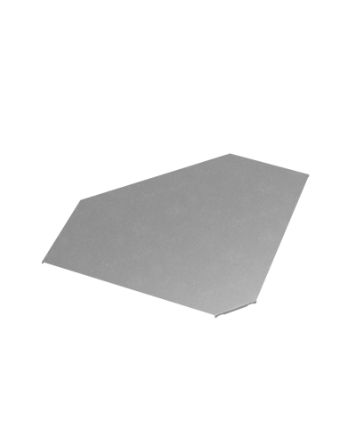 Крышка горизонтального угла 90 гр. 600 мм ПЛЮС КМ-Профиль (KGLplus90-600) в Ногинске Аксессуары для лотков Pintop.ru