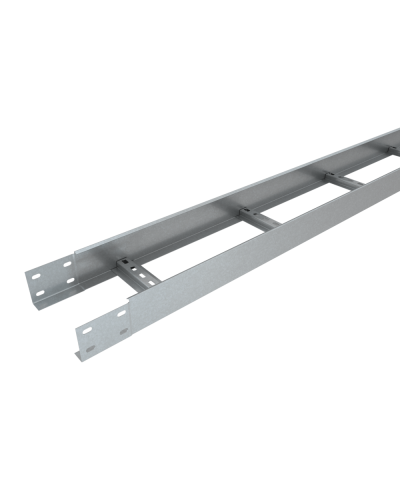 Лоток лестничный 80х600х1,2 L2000 мм Быстрый монтаж КМ-Профиль (LLS80-600-1.2-2000) в Ногинске Кабельные лотки Pintop.ru