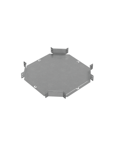 Х-разветвитель 80х400 мм ПЛЮС HD85 КМ-профиль (XDplus80-400 HD85) в Ногинске Аксессуары для лотков Pintop.ru