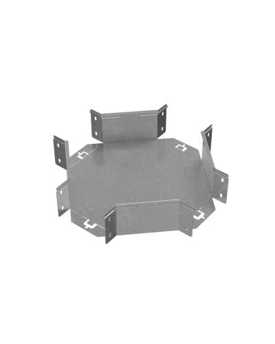 Х-разветвитель 100х150 мм ПЛЮС КМ-Профиль (XDplus100-150) в Ногинске Аксессуары для лотков Pintop.ru