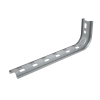 Консоль L-образная безвинтовая 200 мм INOX304 КМ-Профиль (KSLBV200 INOX304)