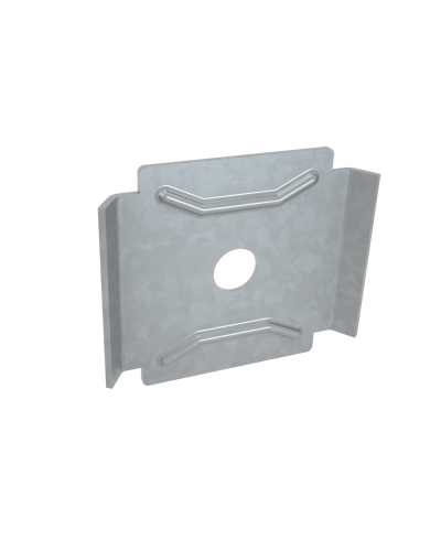 Фиксатор площадка INOX304 КМ-Профиль (FP INOX304) в Ногинске Аксессуары для лотков Pintop.ru