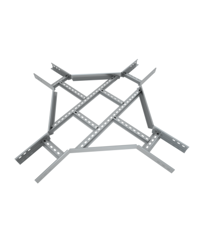 Х-разветвитель лестничный 50х100х1,5 мм КМ-Профиль (LXD50-100-1.5) в Ногинске Аксессуары для лотков Pintop.ru